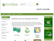 Tablet Screenshot of envirobag.co.uk